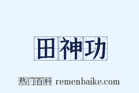 田神功是什么意思的图片